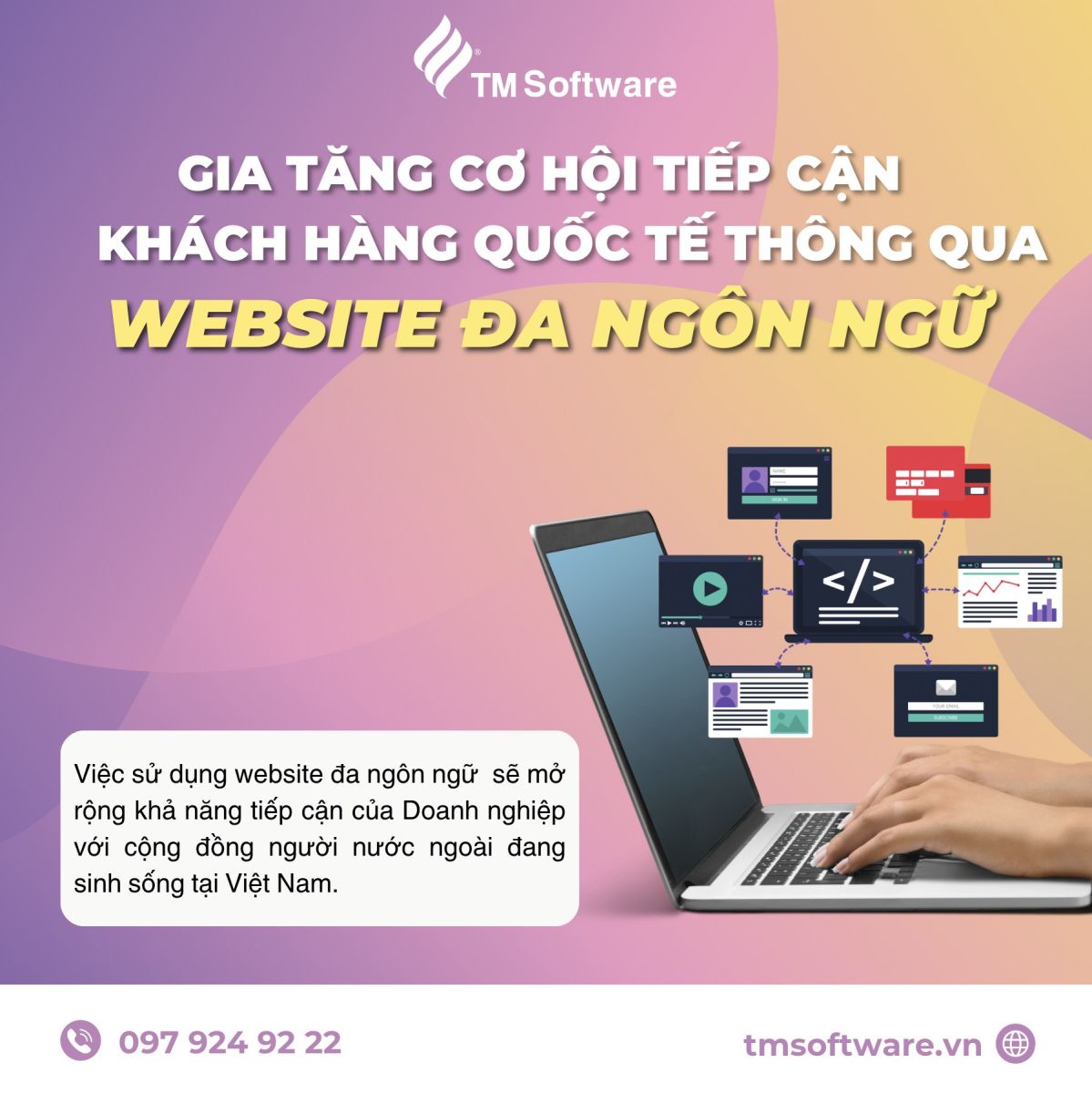 Thiết kế website tm software